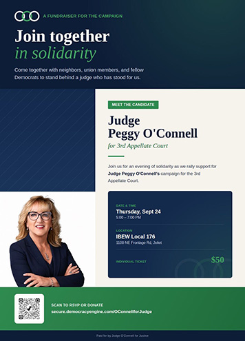 Judge Peggy O'Connell September Campaign Fundraiser